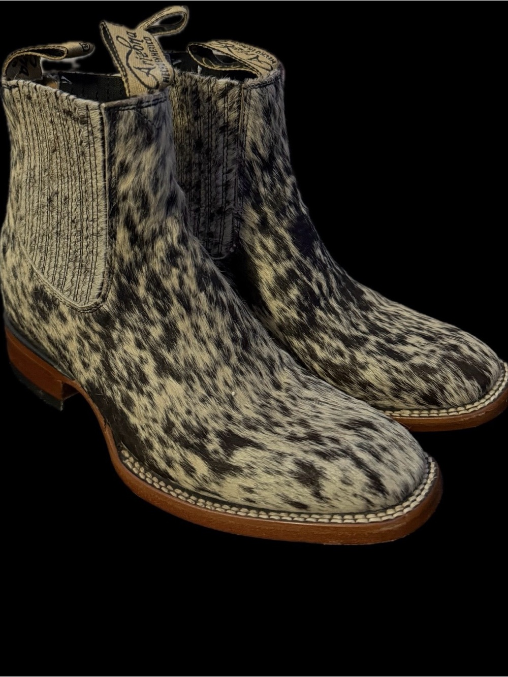 Cowhide Western Boots